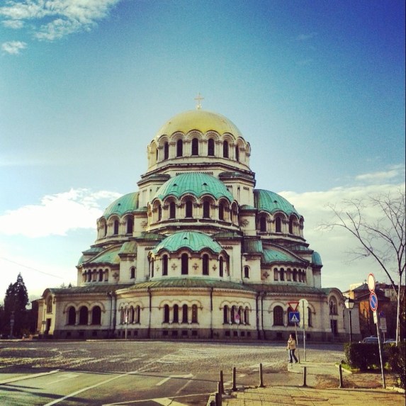 St. Alexander Nevsky Cathedral in Sofia. The cathedral in one of the largest Eastern Orthodox cathedrals in the world.